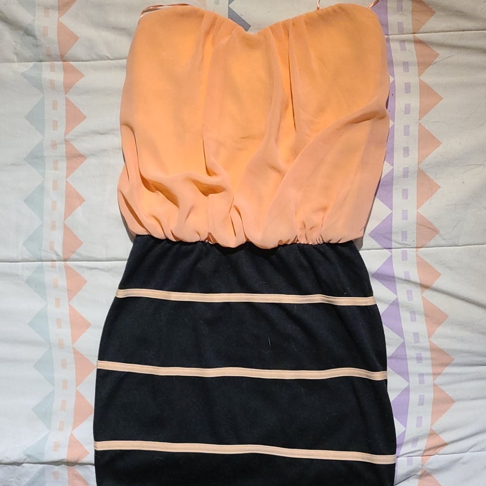 Strapless dress